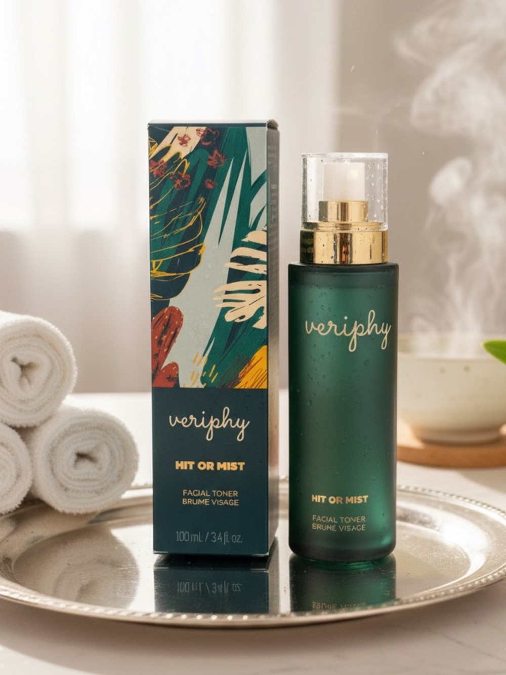 Veriphy Hit or Mist Facial Toner Ultra-Luxe Facial Mist Full Size 3.4 fl. oz.